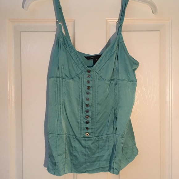 Marc Jacobs Tops - marc jacobs bluish greenish spaghetti strap